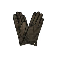 Women's Spade Hardware Leather Gloves