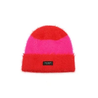 Awning Stripe Fuzzy Toque