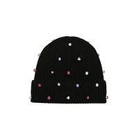 Embellished Knit Toque