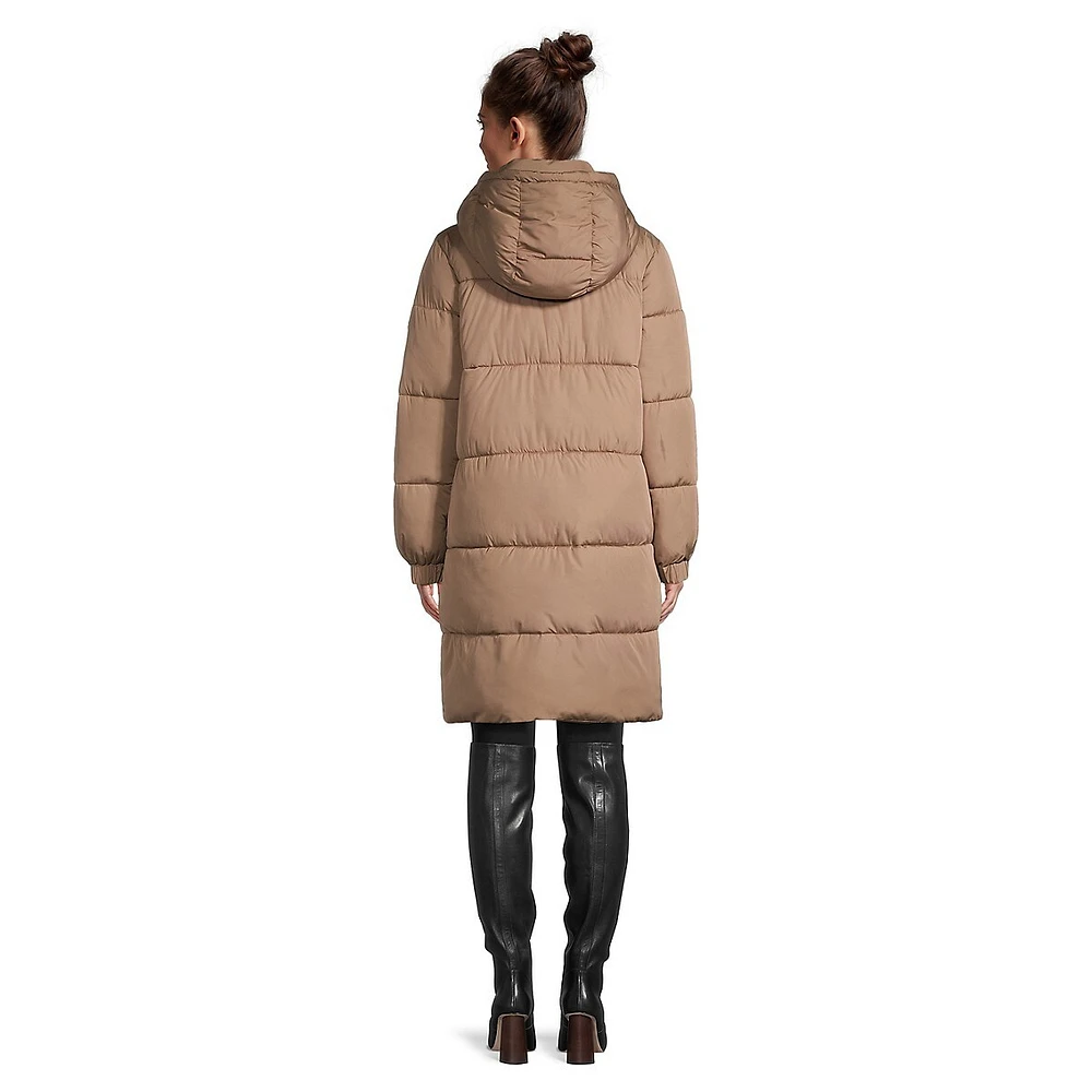 Manteau matelassé mi-long