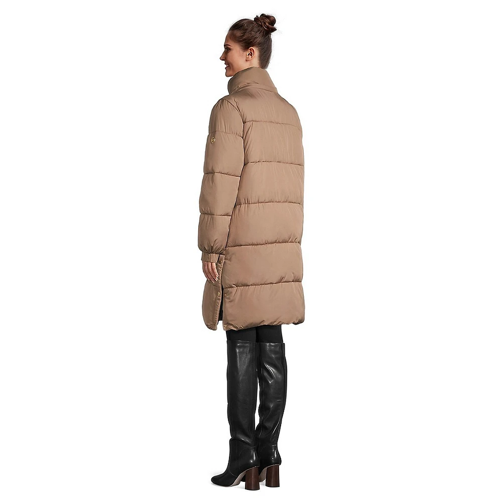 Manteau matelassé mi-long