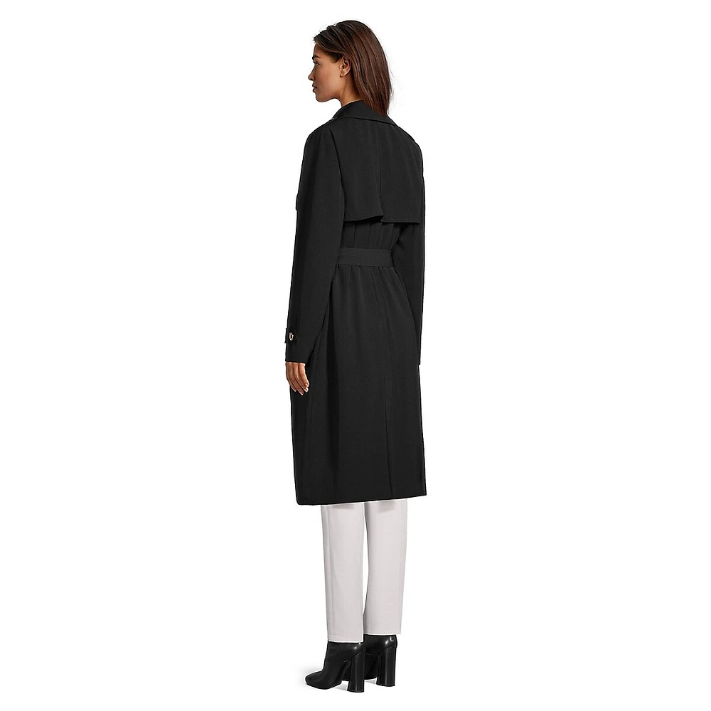Belted Drape Trench Coat