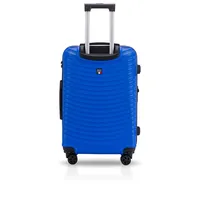 TUCCI Italy Flettere 3 Piece 20', 24', 28' Travel Luggage Set For Trips, Diamond Blue