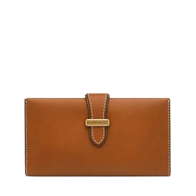 Women's Tremont Leather Tab Clutch