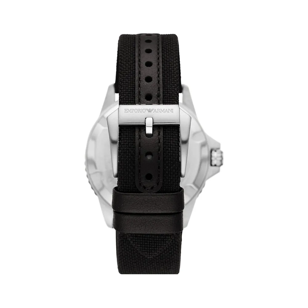 Emporio Armani Black Watch AR11465 Recycled Centre PET | Coquitlam