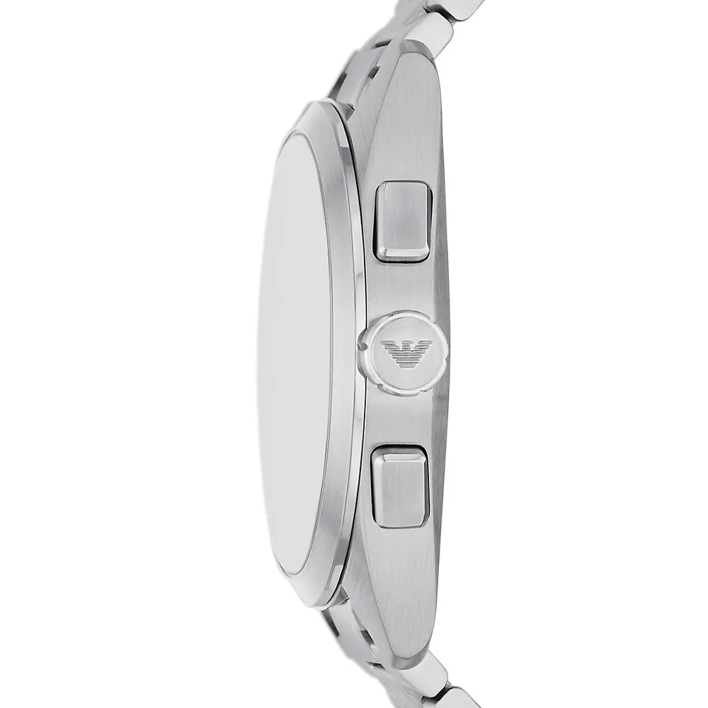 Montre-bracelet chronographe en acier inoxydable AR11480