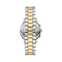 Two-Tone Stainless Steel Link Bracelet Chronograph Watch AR11527