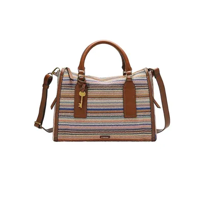 Parker Stripe Satchel