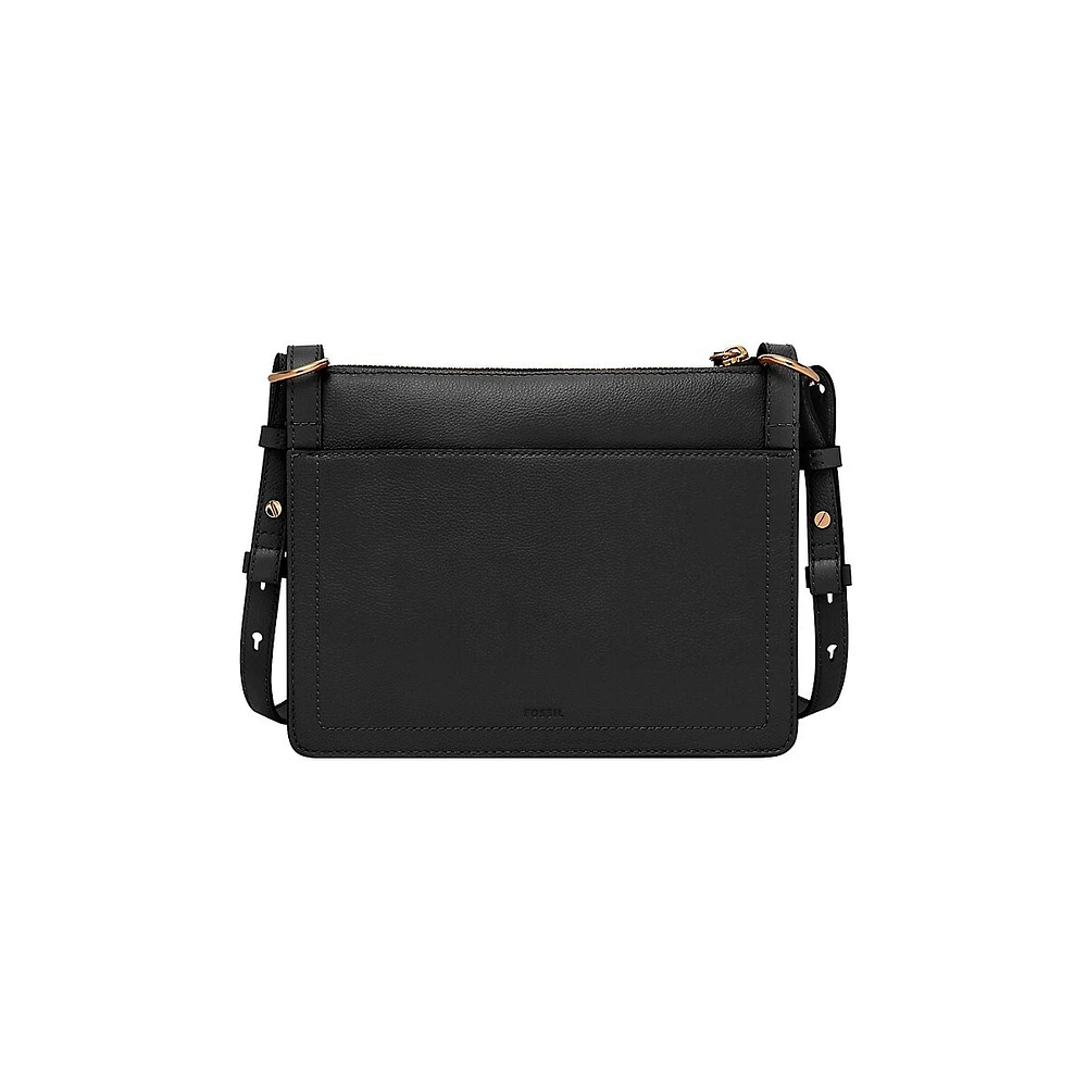 Taryn Leather Crossbody Bag