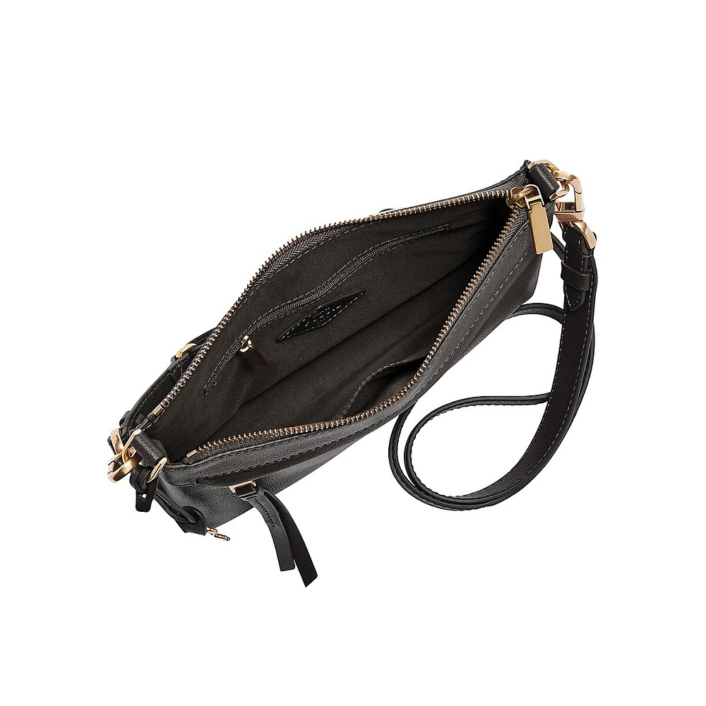 Small Kiera Leather Crossbody Bag