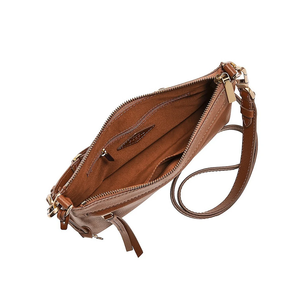 Petit sac à bandoulière en cuir Kiera