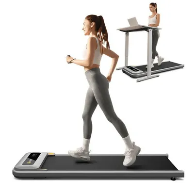 Urevo U1 Under Desk Walking Treadmill | 2-in-1 Slim & Portable Treadmill |office And Home Treadmills| 2.25hp Walking Pad | Bluetooth Remote And Led Display