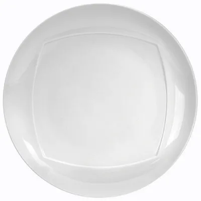Round Service Plate - Spazio White