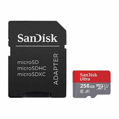Ultra Microsdxc And Microsdhc 256 Gb Uhs-i Card With Adapter