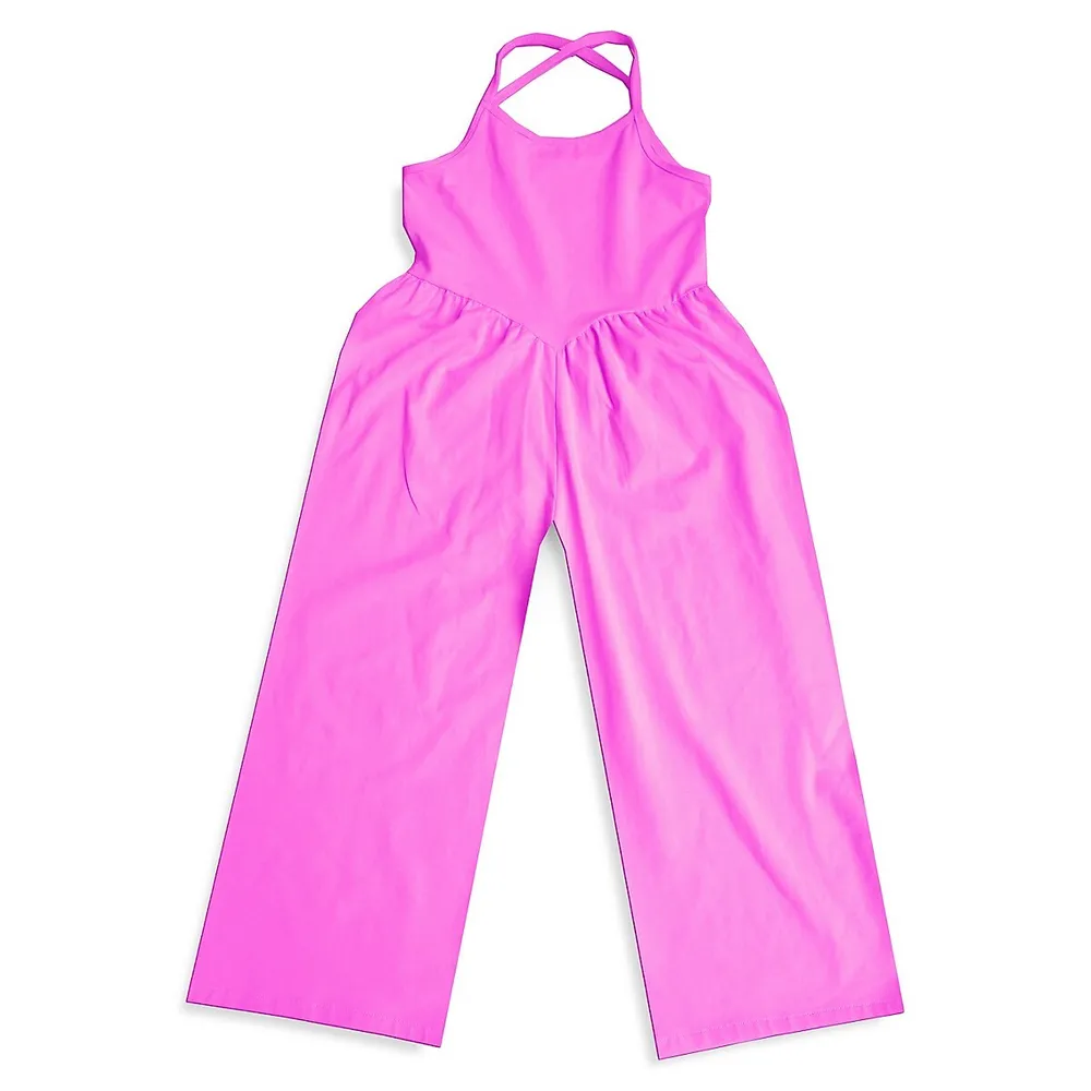 Little Girl's Sleeveless Jumpsuit