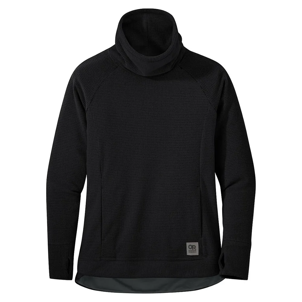Trail Mix Waffle Fleece Cowlneck Pullover