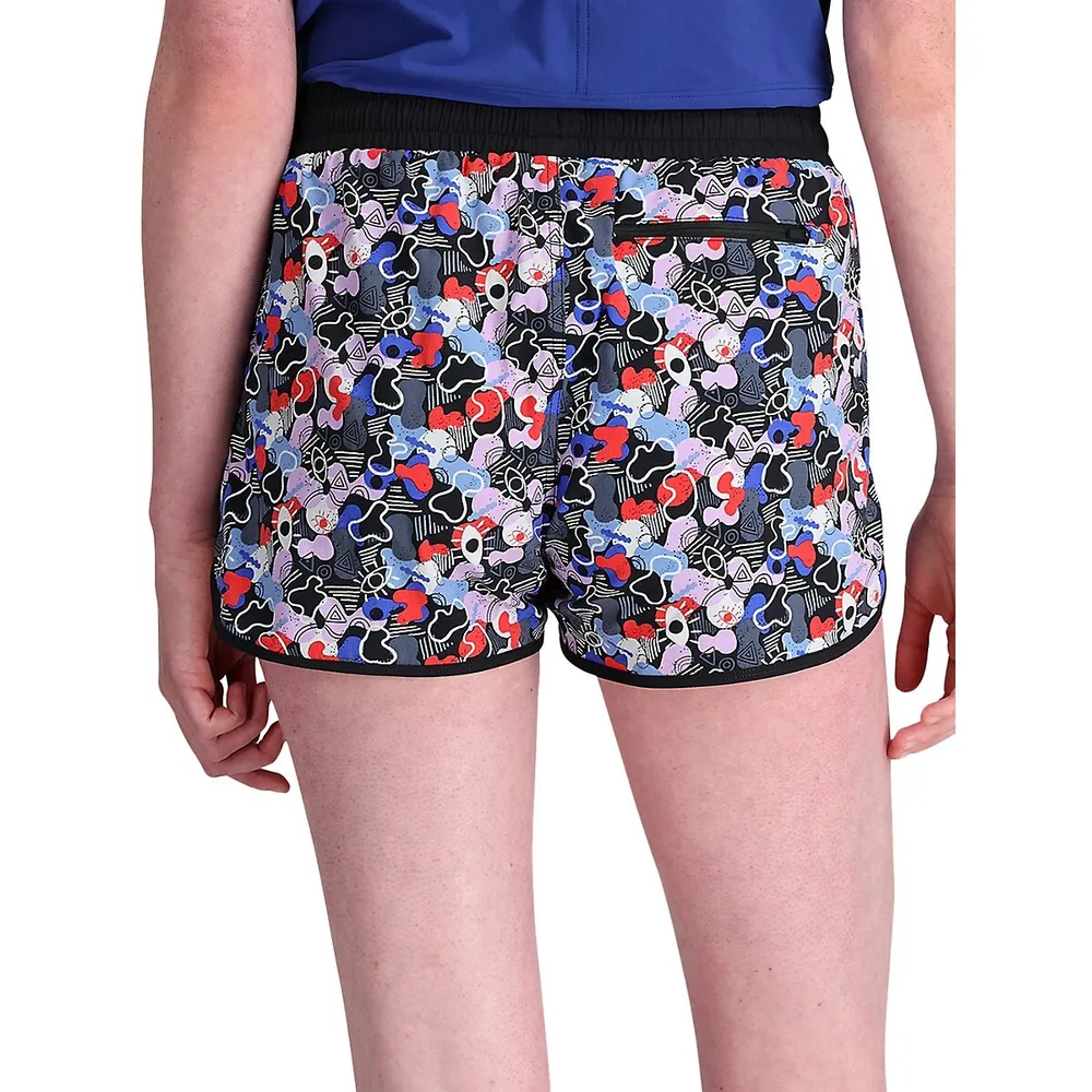 Zendo Printed Pull-On Multi Shorts