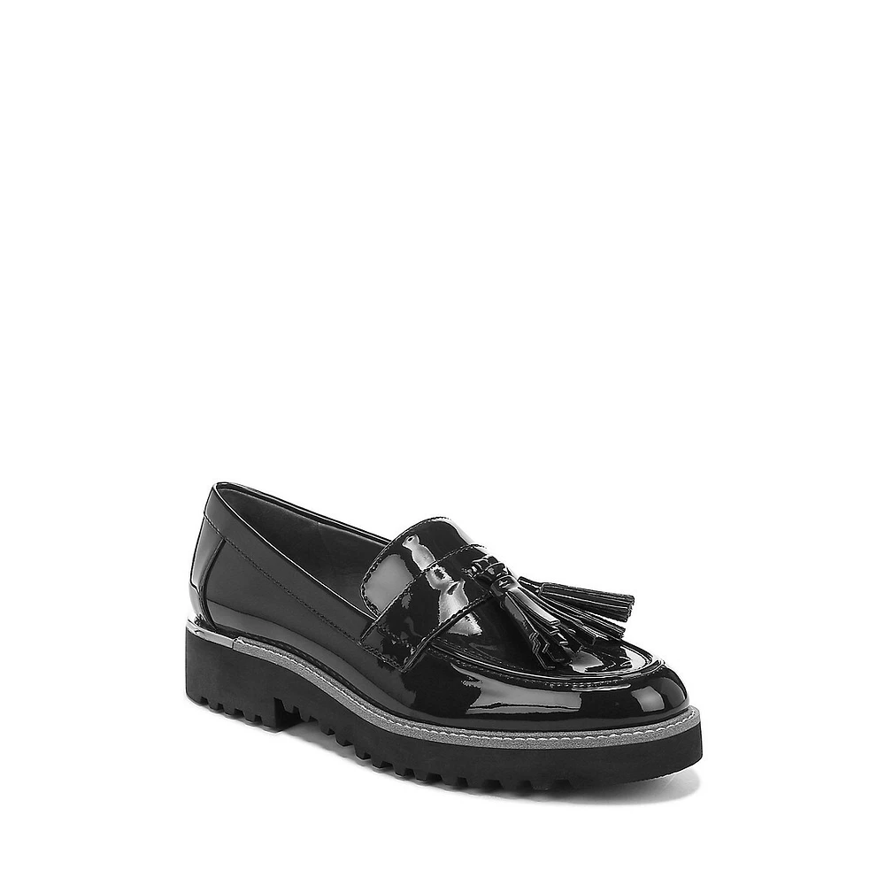 Women's Carolynn Tasseled Lug-Sole Patent Loafers