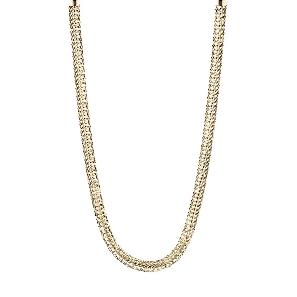 Goldtone 3-Strand Layering Necklace