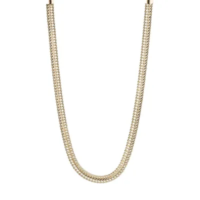 Goldtone 3-Strand Layering Necklace