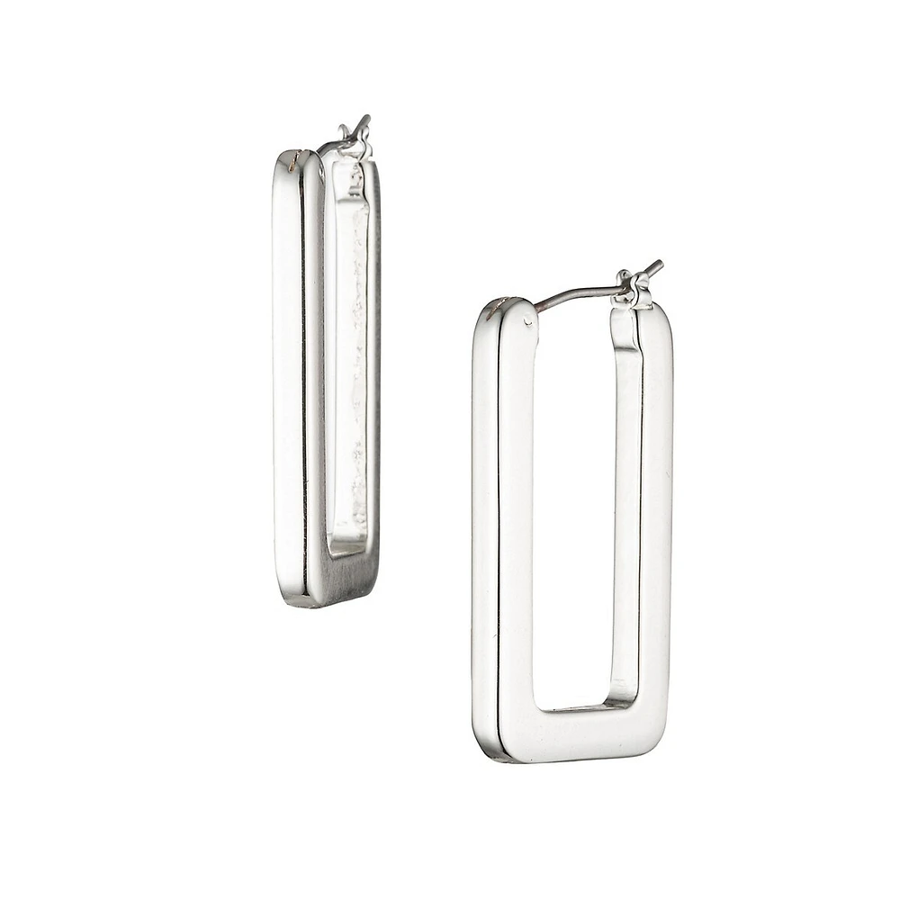 Rectangular Hoop Earrings