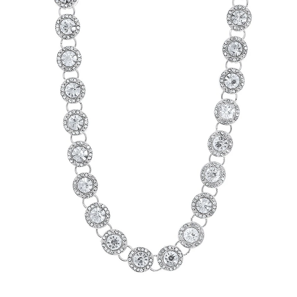 Pavé Crystal Collar Necklace