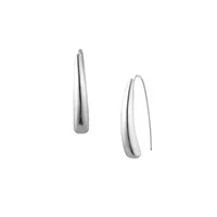 Silvertone Threader Earrings