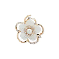 Flower Stone Pin