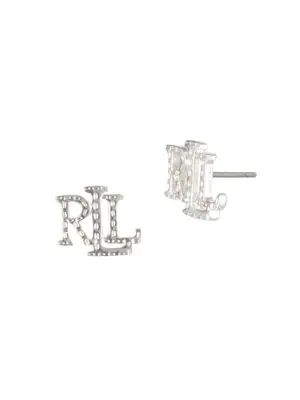 Lauren Ralph Lauren Silvertone Cubic Zirconia Stud Earrings | Metropolis at  Metrotown