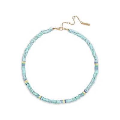 Goldtone Beaded Necklace