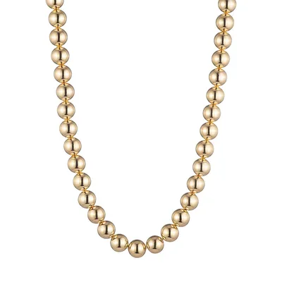 Goldtone Beaded Necklace