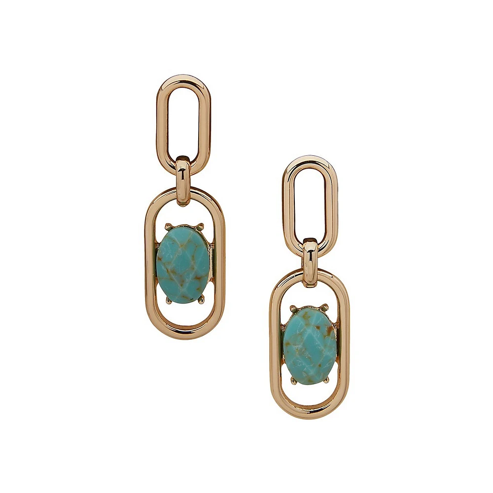 Goldtone Drop Earrings