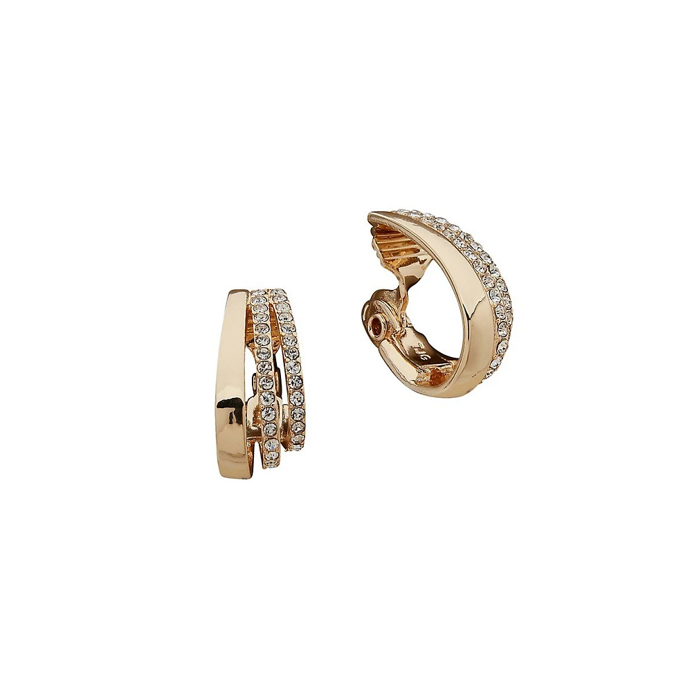 Fidi Goldtone Hoop Earrings