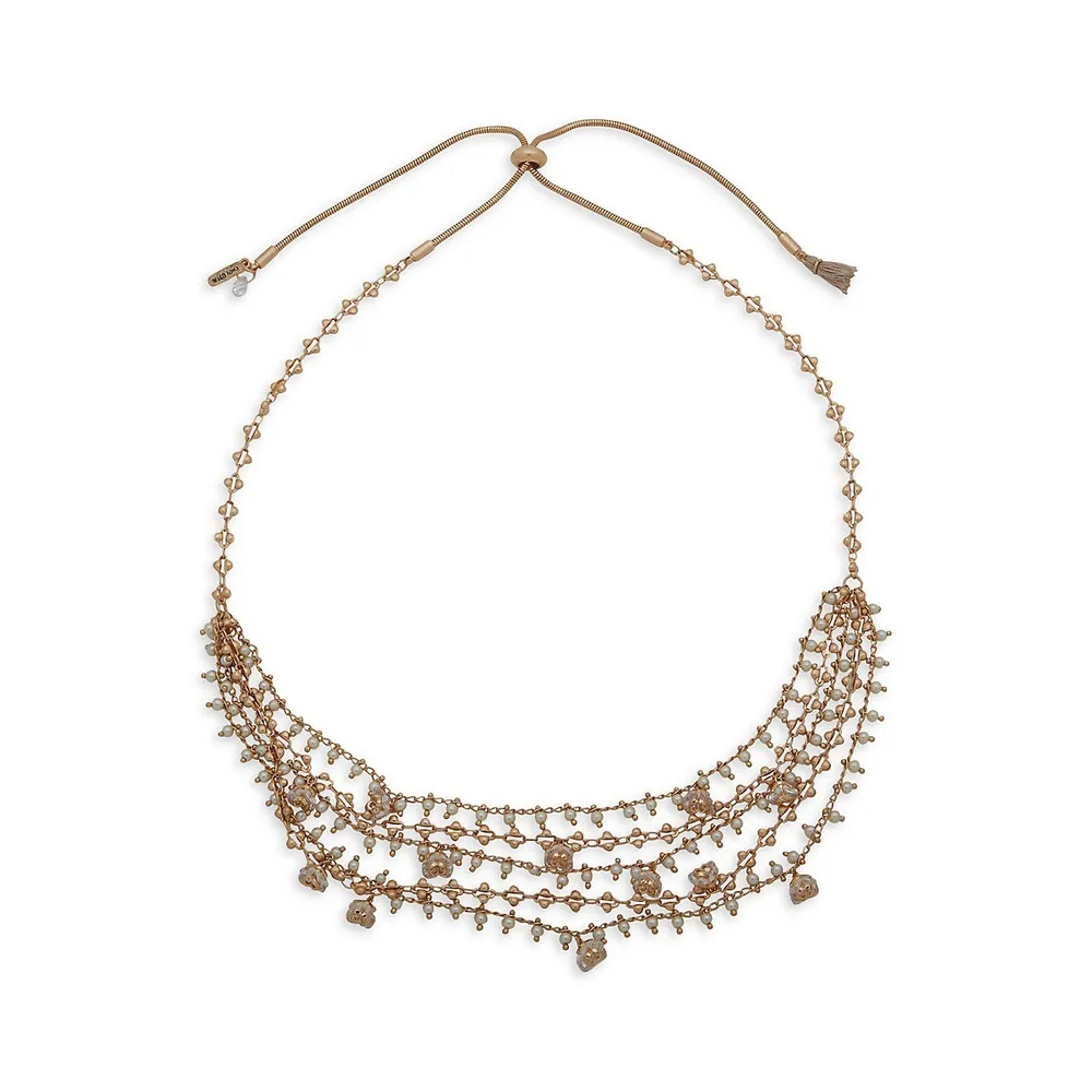 Multi-Row Frontal Slider Necklace