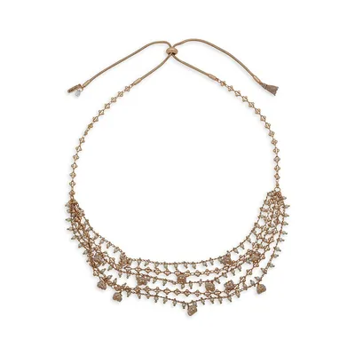 Multi-Row Frontal Slider Necklace
