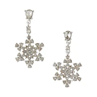 Snowflake Drop Earrings