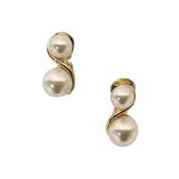 Faux Pearl Studs