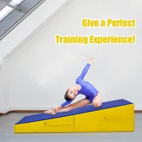 Incline Gymnastics Exercise Mat Folding Wedge Ramp Fitness Mat Tumbling Training