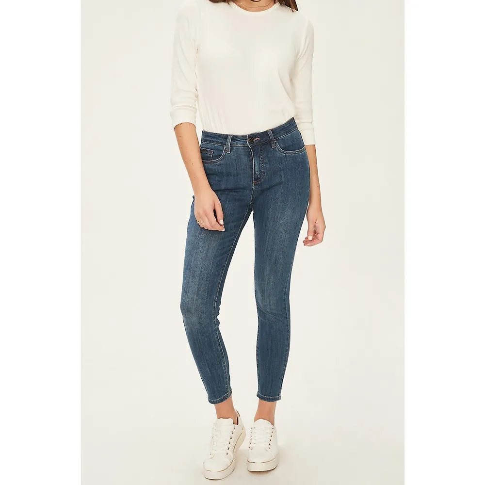 Slim Ankle Jeans - Natural