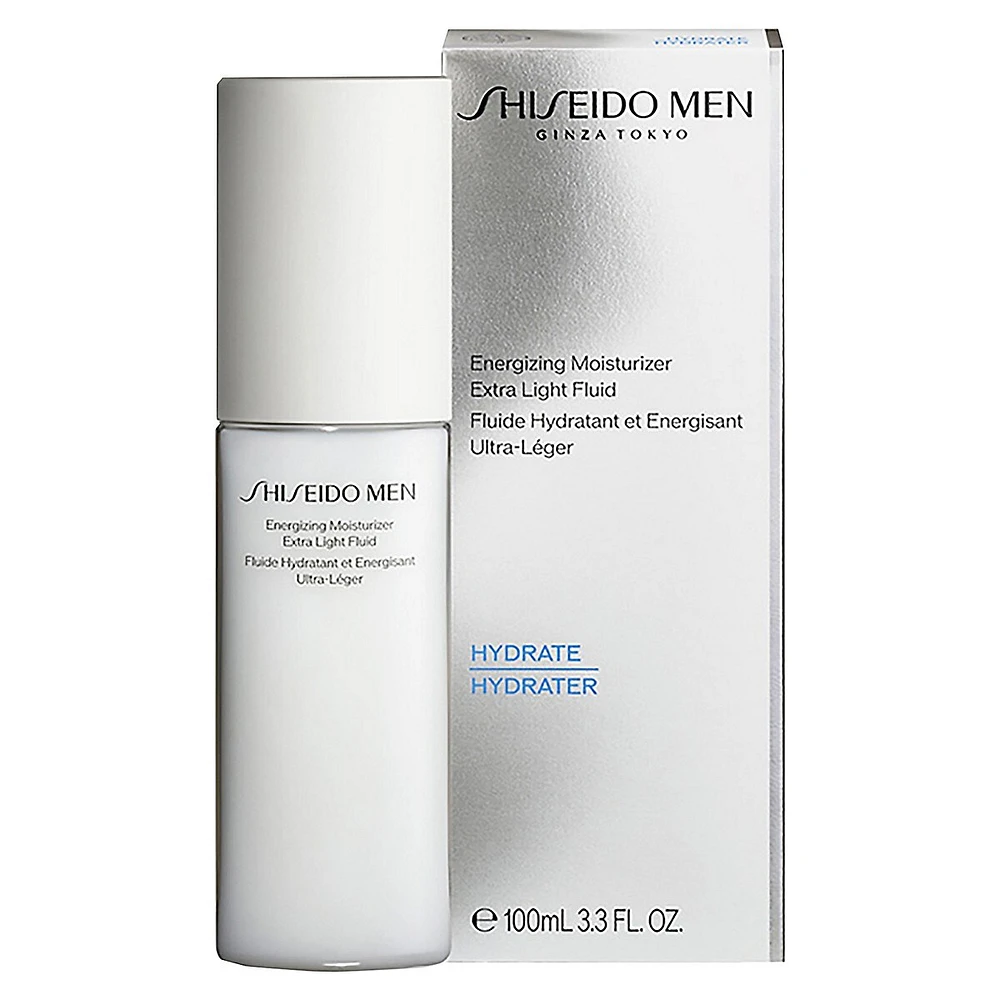 Fluide hydratant et énergisant ultraléger pour homme Shiseido