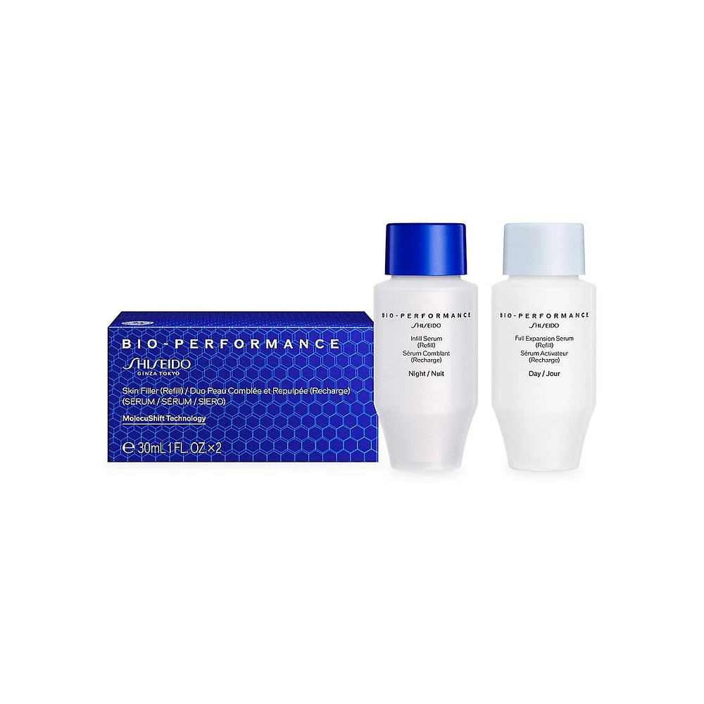 Bio-Performance​ Skin Filler​ Day & Night Serum Refill 2-Piece Set