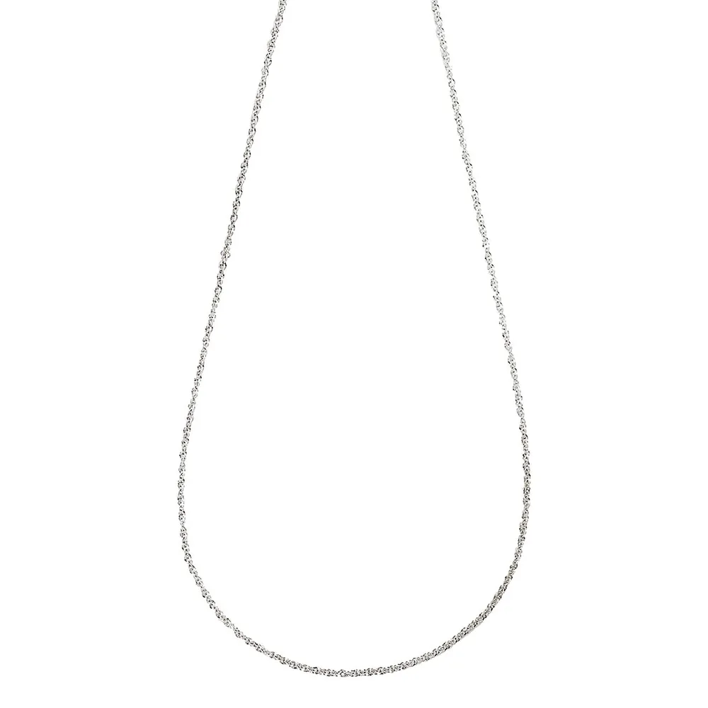 14K White Gold Perfectina Chain