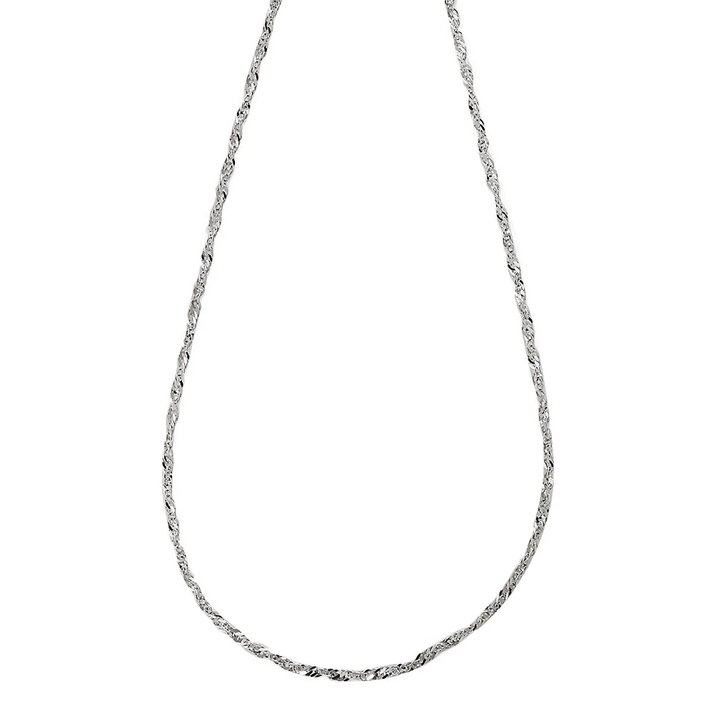 Chaîne singapour en or 14 ct de 51 cm