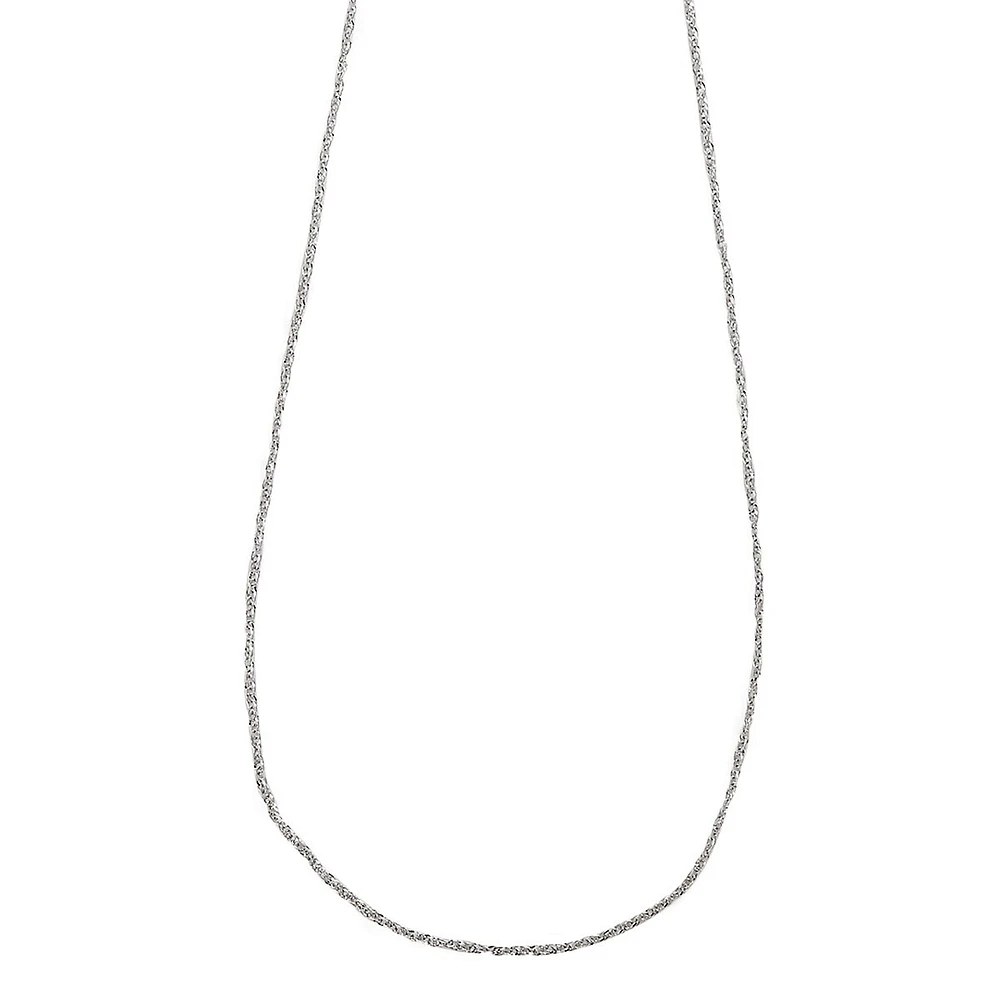 14K White Gold Perfectina Chain