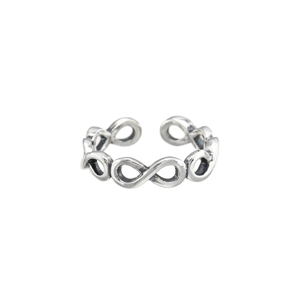 AG Sterling Jewelry Sterling Silver Infinity Toe Ring