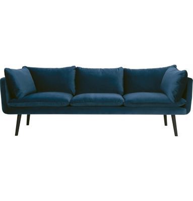 Sable 3-seater Sofa Blue Jungle