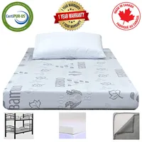 Medium Firm Reversible Foam Mattress suitable for Kids and Adults both - Perfect for RV Beds, Camping Bed, Caravan Bed and Guest Bed (Single / Twin)