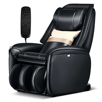 Full Body Sl Track Zero Gravity Massage Chair With Pillow Reversible Footrest Heat