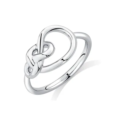 Knots Ring In Sterling Silver