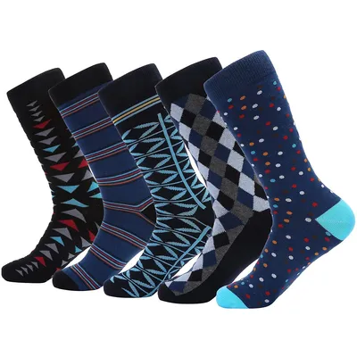 Exceptional Evening Crew Socks 5 Pack
